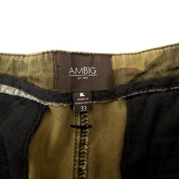 Men's Camo Cargo Shorts 32 - Picture 4 of 10